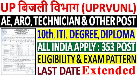 Recruitment For 353 AE ARO Technician Posts In UPRVUNL