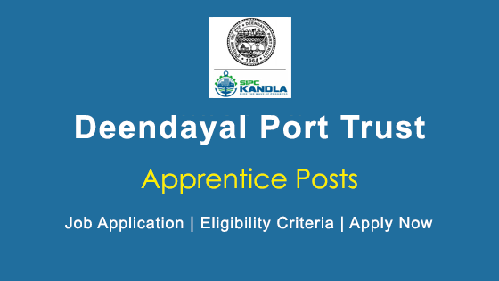 194 Apprentice Posts In Deendayal Kandla Port Trust