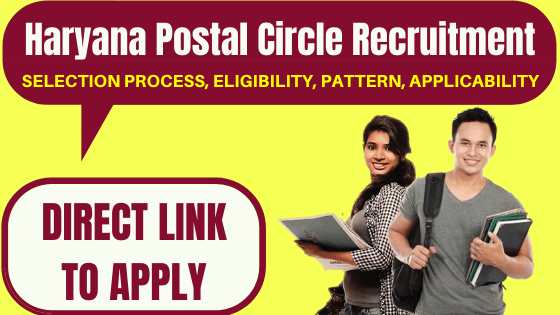 608 GDS Recruitment In Haryana Postal Circle