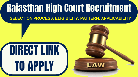 Rajasthan High Court Recruitment 1