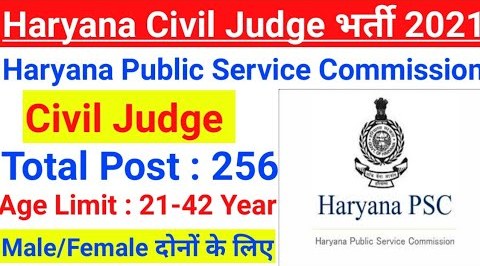 Details of 256 Civil Judge Posts In HPSC 2021