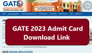 IIT GATE Admit Card 2023