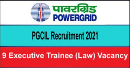 09 Executive Trainee Posts In PGCIL 2021 1