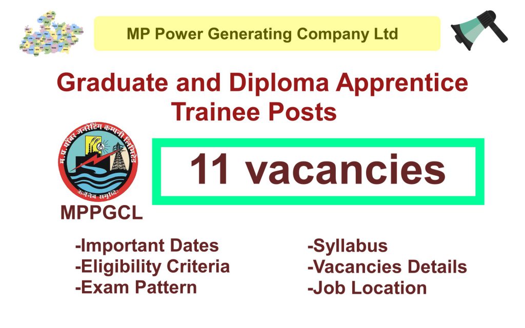 11 Graduate Diploma Apprentice Trainee Recruitment in MPPGCL 1