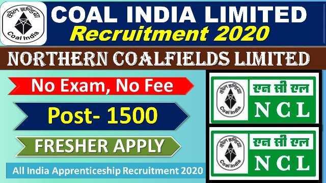 1500 Apprentice Recruitment In Northern Coalfields Limited 1