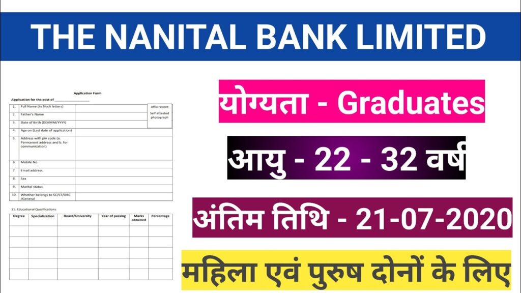 30 Credit Officer Marketing Officer Posts In Nainital Bank 2020 1