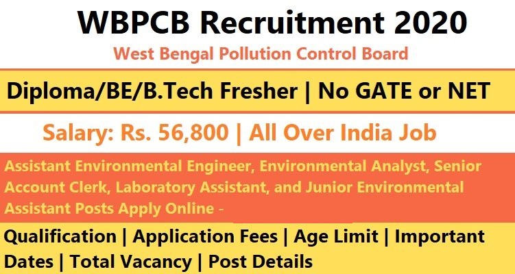 48 Environmental Assistant Accounts Clerk Posts In WBPCB 1