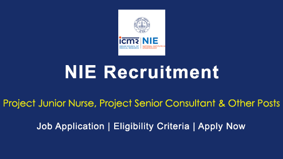 52 Project Junior Nurse Project MTS Posts In NIE 1