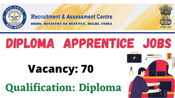 70 Technician Apprentices Posts In DRDO 2020 1