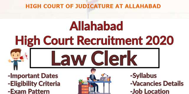 Allahabad High Court Recruitment 2020 1