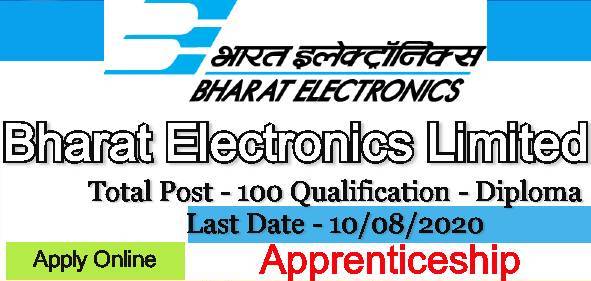 Apply For 100 Diploma Apprentice Recruitment in BEL 1