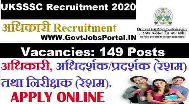 Apply For 149 Pashudhan Prasar Adhikari Overseer Inspector Posts In UKSSSC 1