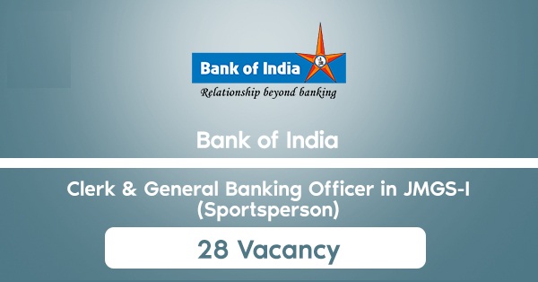 Apply For 28 Clerk Officer Posts In Bank Of India 1