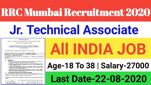 Apply For 41 Technical Associate Posts In Western Railway 1