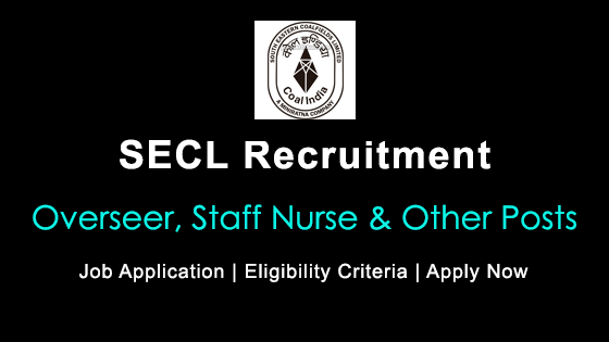 Details of 310 Staff Nurse Technician Recruitment In SECL 1