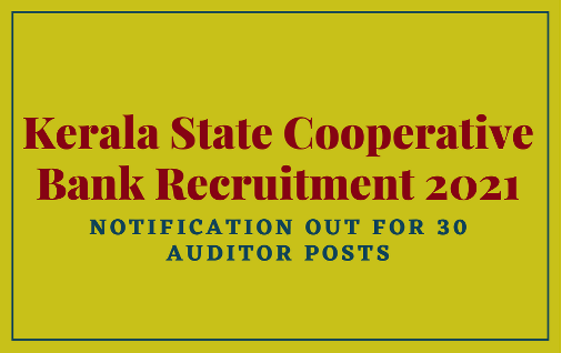 KSCB Recruitment 2021 30 Auditor Posts 1