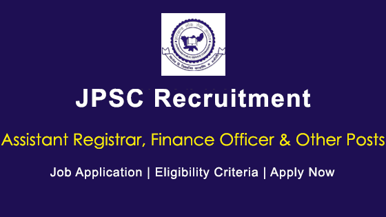 Recruitment For 14 Registrar Finance Officer Posts in JPSC 1