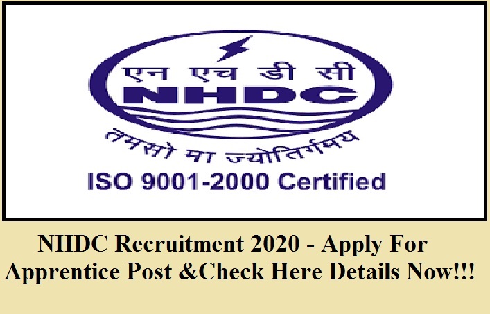 Recruitment For 21 Apprentice Posts In NHDC MP 1