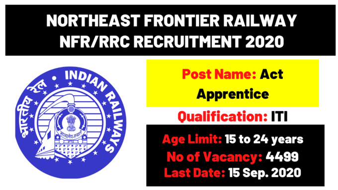 Recruitment For 4499 Apprentice Posts In NFR 1