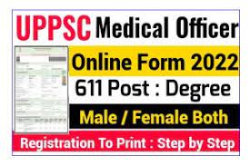 UPPSC 611 Medical Officer Recruitment Apply Online 1